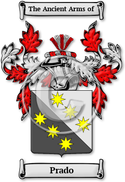 Prado Family Crest Download (jpg) Legacy Series - 150 DPI