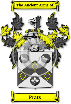 Prats Family Crest Download (JPG) Legacy Series - 600 DPI