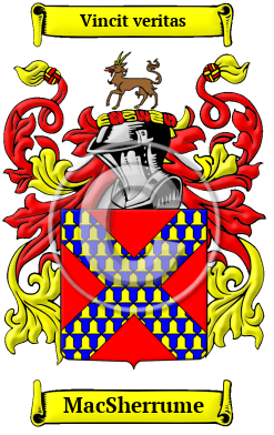 MacSherrume Family Crest/Coat of Arms