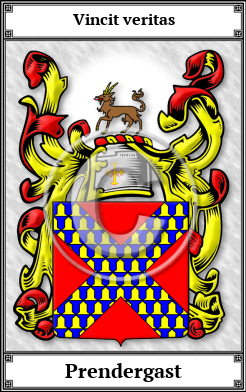 Prendergast Family Crest Download (JPG)  Book Plated - 150 DPI