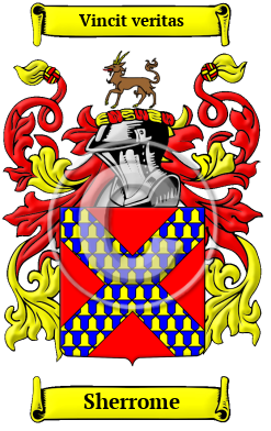 Sherrome Family Crest/Coat of Arms