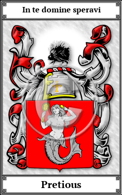 Pretious Family Crest Download (JPG)  Book Plated - 150 DPI