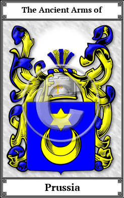 Prussia Family Crest Download (JPG)  Book Plated - 150 DPI