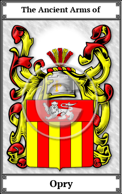 Opry Family Crest Download (JPG)  Book Plated - 150 DPI