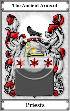 Priests Family Crest Download (JPG)  Book Plated - 150 DPI
