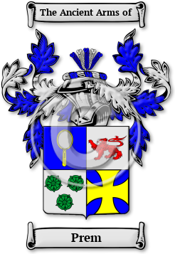 Prem Family Crest Download (JPG) Legacy Series - 600 DPI