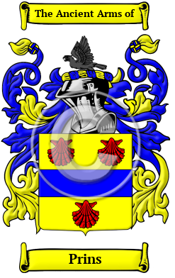 Prins Family Crest/Coat of Arms
