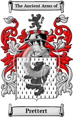 Prettert Family Crest/Coat of Arms
