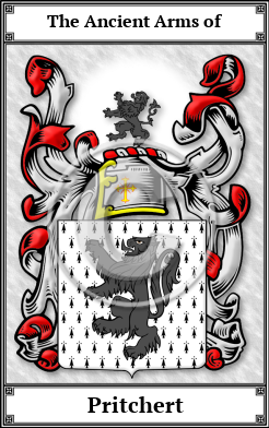 Pritchert Family Crest Download (JPG)  Book Plated - 150 DPI