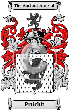 Prtichit Family Crest/Coat of Arms