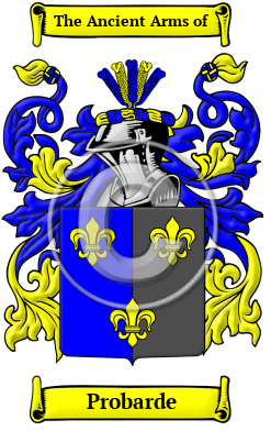 Probarde Family Crest/Coat of Arms