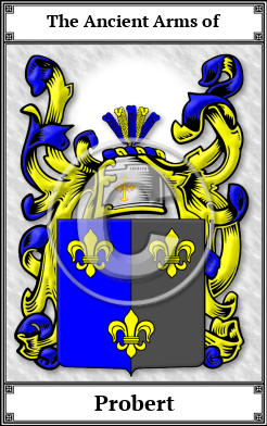 Probert Family Crest Download (JPG)  Book Plated - 150 DPI