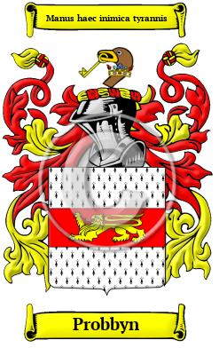 Probbyn Family Crest/Coat of Arms