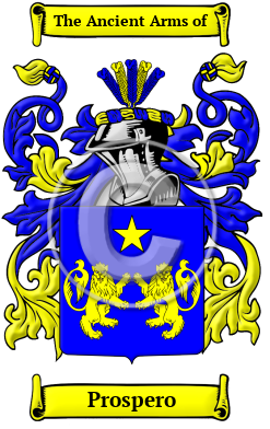 Prospero Family Crest/Coat of Arms