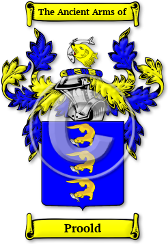 Proold Family Crest Download (jpg) Legacy Series - 150 DPI