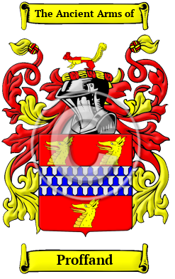 Proffand Family Crest/Coat of Arms