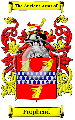 Prophend Family Crest/Coat of Arms