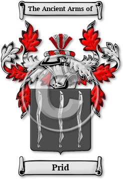 Prid Family Crest Download (jpg) Legacy Series - 150 DPI