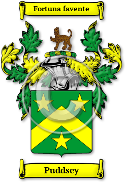 Puddsey Family Crest Download (JPG) Legacy Series - 600 DPI