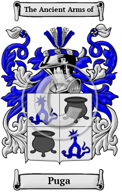 Puga Family Crest/Coat of Arms