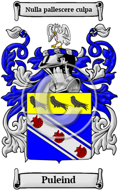 Puleind Family Crest/Coat of Arms