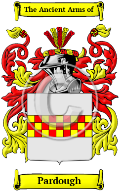 Pardough Family Crest/Coat of Arms