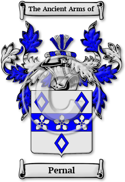 Pernal Family Crest Download (jpg) Legacy Series - 150 DPI