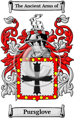 Pursglove Family Crest/Coat of Arms