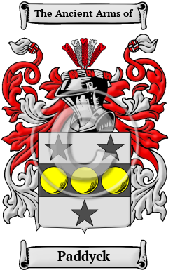 Paddyck Family Crest/Coat of Arms