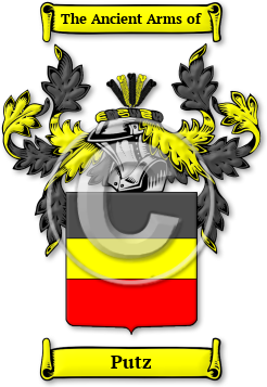 Putz Family Crest Download (jpg) Legacy Series - 150 DPI
