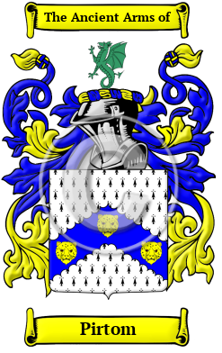 Pirtom Family Crest/Coat of Arms
