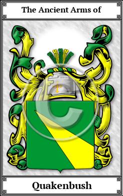 Quakenbush Family Crest Download (JPG)  Book Plated - 150 DPI