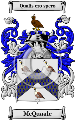 McQuaale Family Crest/Coat of Arms