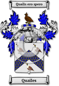 Quailes Family Crest Download (JPG) Legacy Series - 600 DPI