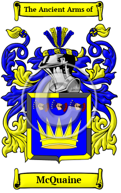 McQuaine Family Crest/Coat of Arms