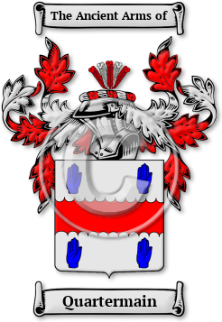 Quartermain Family Crest Download (jpg) Legacy Series - 150 DPI