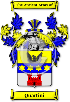 Quartini Family Crest Download (JPG) Legacy Series - 300 DPI