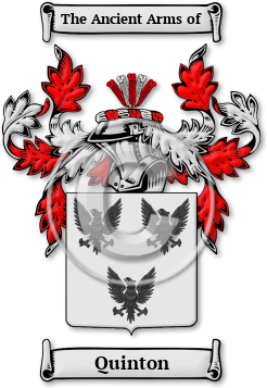 Quinton Family Crest Download (jpg) Legacy Series - 150 DPI