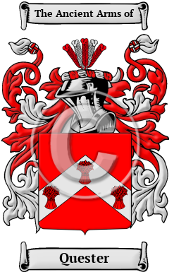 Quester Family Crest Download (JPG) Heritage Series - 600 DPI