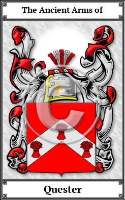 Quester Family Crest Download (JPG)  Book Plated - 150 DPI