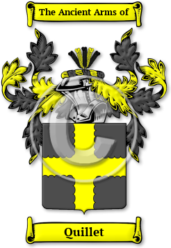 Quillet Family Crest Download (jpg) Legacy Series - 150 DPI