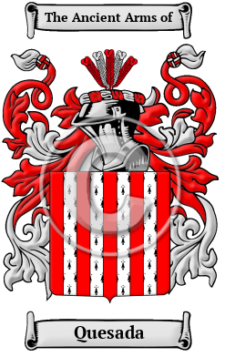 Quesada Family Crest/Coat of Arms