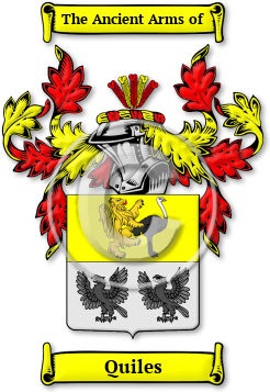 Quiles Family Crest Download (JPG) Legacy Series - 600 DPI