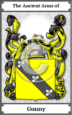 Gunny Family Crest Download (JPG) Book Plated - 600 DPI
