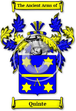 Quinte Family Crest Download (jpg) Legacy Series - 150 DPI