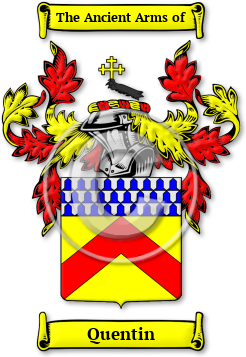 Quentin Family Crest Download (JPG) Legacy Series - 600 DPI