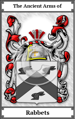Rabbets Family Crest Download (JPG)  Book Plated - 150 DPI
