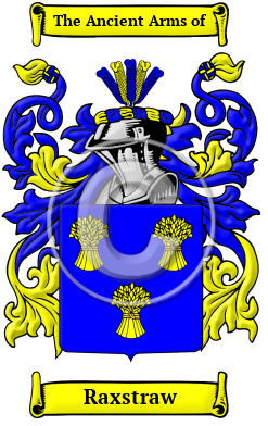 Raxstraw Family Crest/Coat of Arms