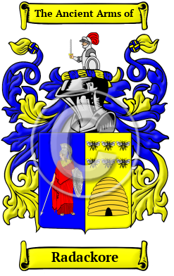 Radackore Family Crest/Coat of Arms
