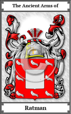 Ratman Family Crest Download (JPG) Book Plated - 600 DPI